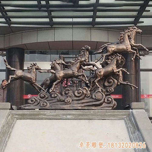 铜雕马 无锡铸铜雕塑马订制