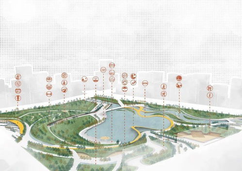 本科三年级 园林18级 园林设计课程 云 评图丨中关村科创生态小镇城市公园设计