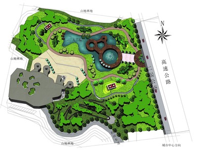 景观彩平图|空间|景观设计|LHAI324- 站酷(ZCOOL)