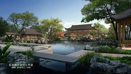 景观园林效果图中微地形的应用原则